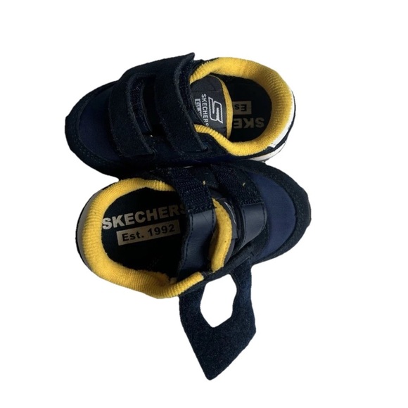 Skechers Toddler Baby Sneakers Shoes 5 Unisex Adjustable Strap Retro Casual NWOT - Picture 6 of 8